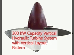 300 KW 容量 垂直配置パターンを持つ垂直水力タービンシステム