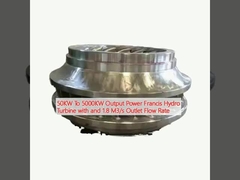50KWから5000KW 輸出電源 フランシス水力タービン 1.8 M3/s アウトルート流量