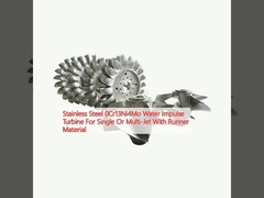 ステンレス鋼 0Cr13Ni4Mo 水衝動タービン ローナー材料付き 単流または多式ジェット