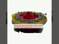 垂直型ステンレス鋼のカプラン水力タービン