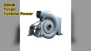 高揚程出力用の 50kW Turgo タービン