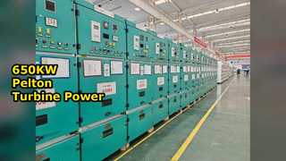 650KW ペルトン タービン ミニ HPP 電源