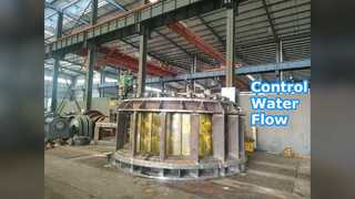 カプラン水力タービン: 効率的な水流制御