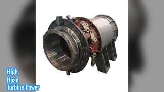 高落差水車発電