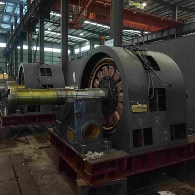 750RPM Peltonのハイドロ発電機600kw 100m水頭部94%の効率