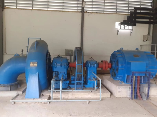 500KW〜1250KW出力 水平式フランシス水力タービン 超重用用用フランシス水力タービン