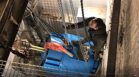 350 KW 容量 水力タービン 垂直シャフトの配置