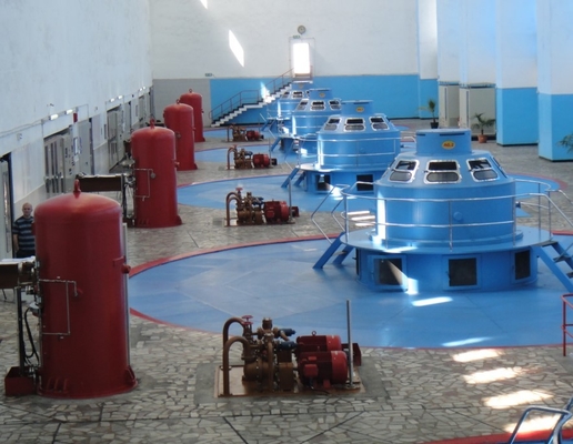 32m水頭部の横のカプラン タービン低いヘッド ステンレス鋼5000kw