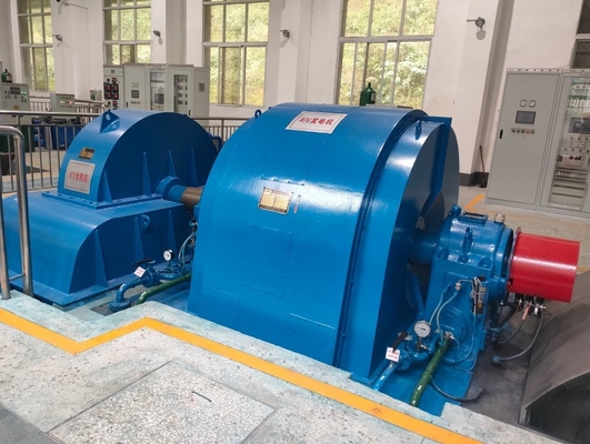 1650kw ペルトンの車輪のマイクロ ハイドロ発電機400V 750RPMの倍のノズル