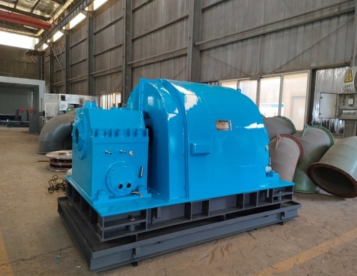 300kw小型水力電気発電機400vの横の造られた鋼鉄