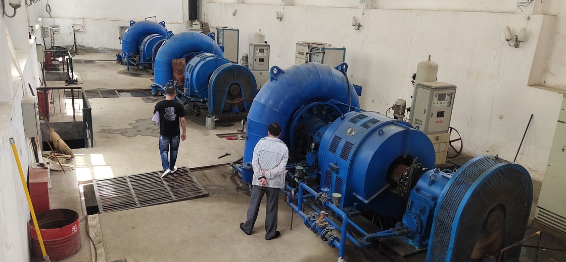 500KW〜1250KW出力 水平式フランシス水力タービン 超重用用用フランシス水力タービン