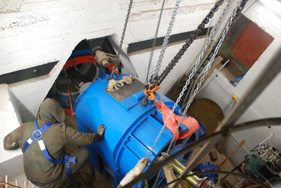 最大効率のための高出力水力発電システム